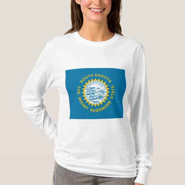 State Flag of South Dakota T-Shirt (Front)