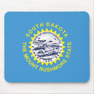 State Flag of South Dakota, USA Mouse Pad