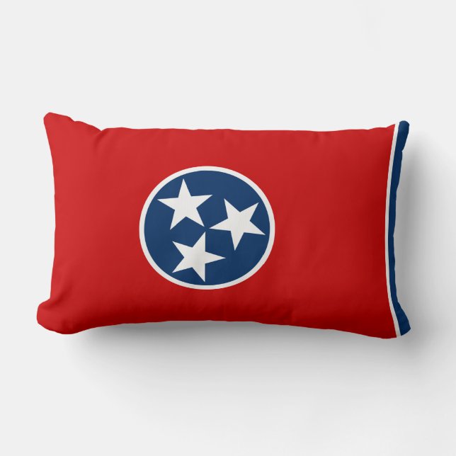 State Flag of Tennessee Lumbar Pillow (Front)