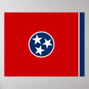 State Flag of Tennessee Poster
