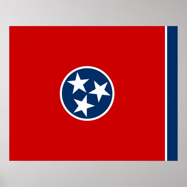 State Flag of Tennessee Poster (Front)