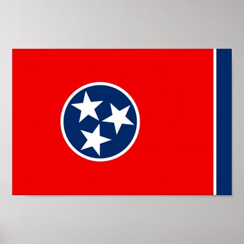 State flag of Tennessee Poster