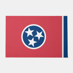 State Flag of Tennessee, USA Doormat