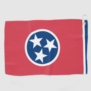 State Flag of Tennessee, USA Golf Towel