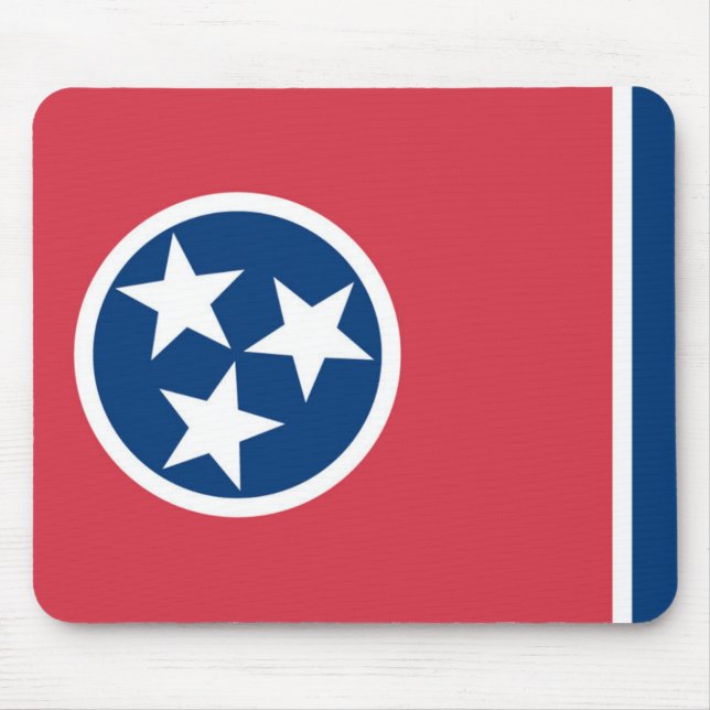 State Flag of Tennessee, USA Mouse Pad (Front)