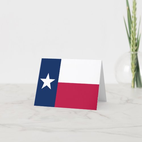 State flag of Texas Card