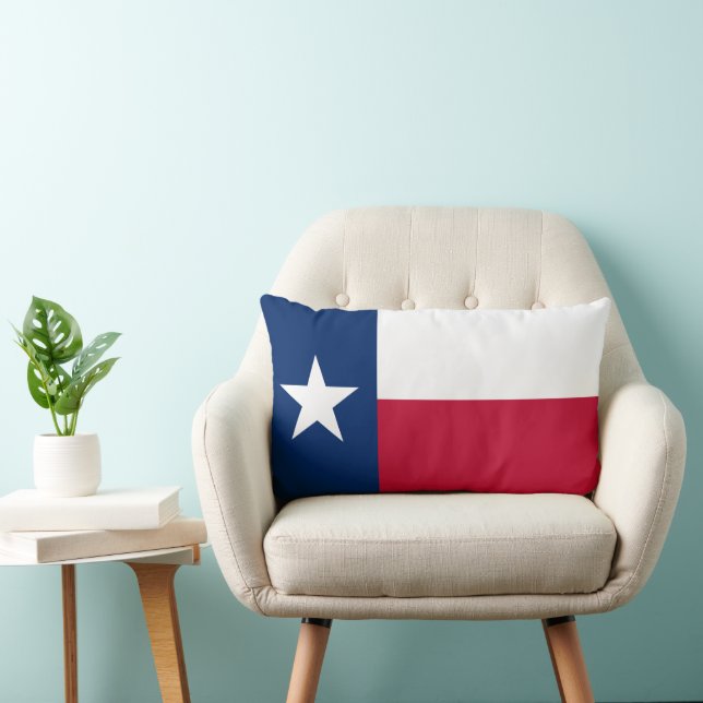 State Flag of Texas Lumbar Pillow (Chair)
