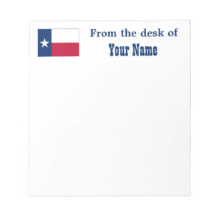 State Flag of Texas Notepad