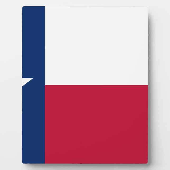 State Flag of Texas Plaque (Front)