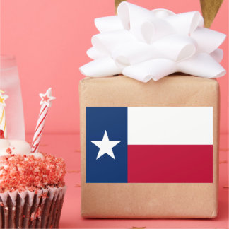 State Flag of Texas Rectangular Sticker