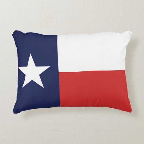 State Flag of Texas USA Accent Pillow