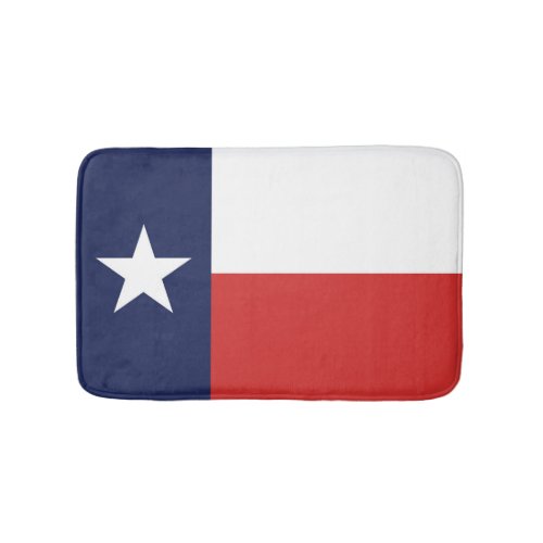 State Flag of Texas USA Bath Mat