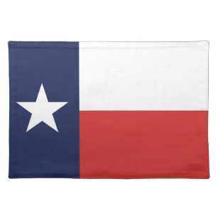 State Flag of Texas, USA Cloth Placemat