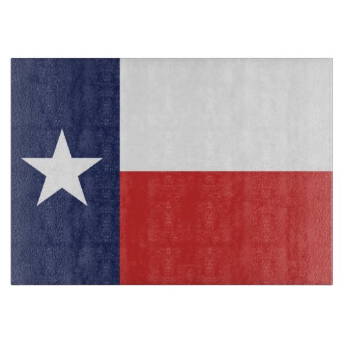 State Flag of Texas USA Cutting Board