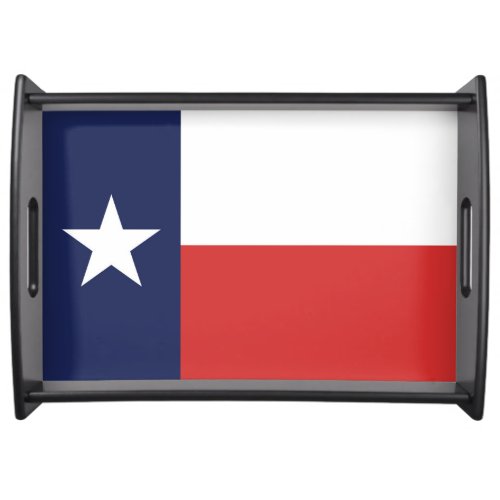 State Flag of Texas USA Serving Tray