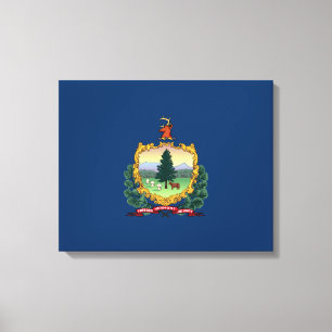State Flag of Vermont Canvas Print