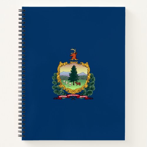 State Flag of Vermont Notebook