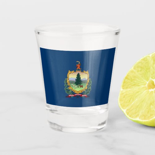 State Flag of Vermont Shot Glass