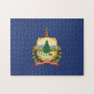 State Flag of Vermont, USA Jigsaw Puzzle