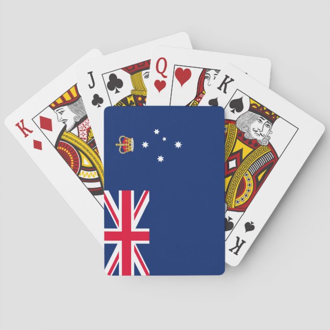 State Flag of Victoria (Australia) Poker Cards (Back)