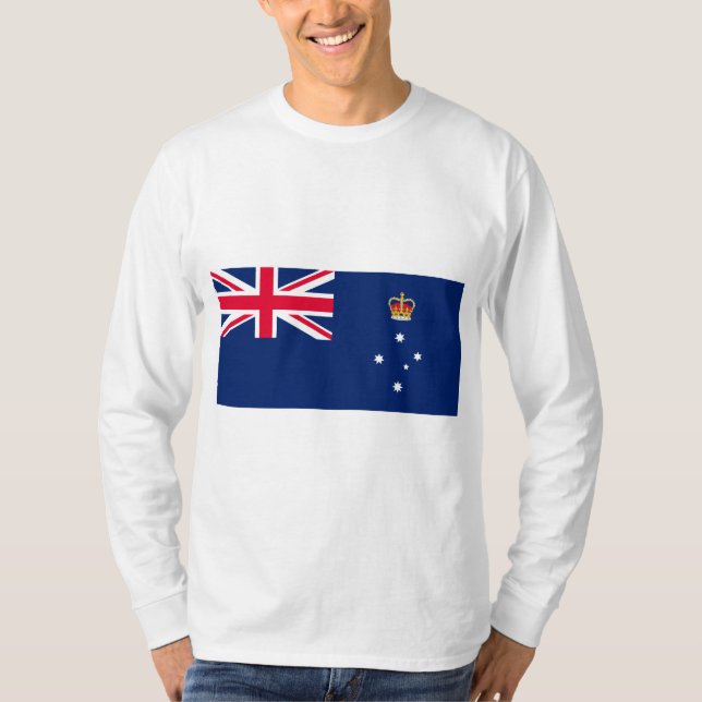 State Flag of Victoria (Australia) T-Shirt (Front)