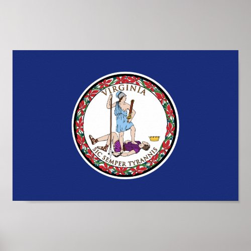 State flag of Virginia Poster