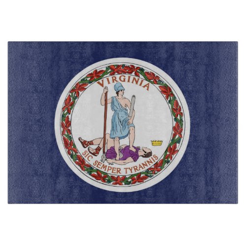 State Flag of Virginia USA Cutting Board