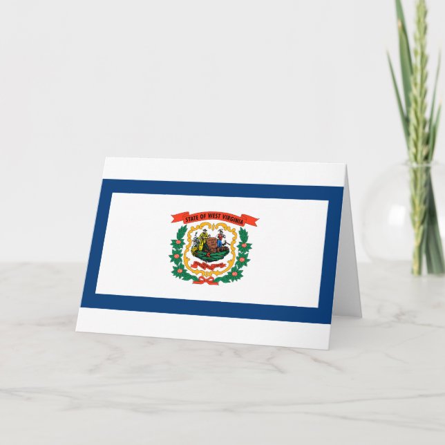 State Flag of West Virginia Card (Front)
