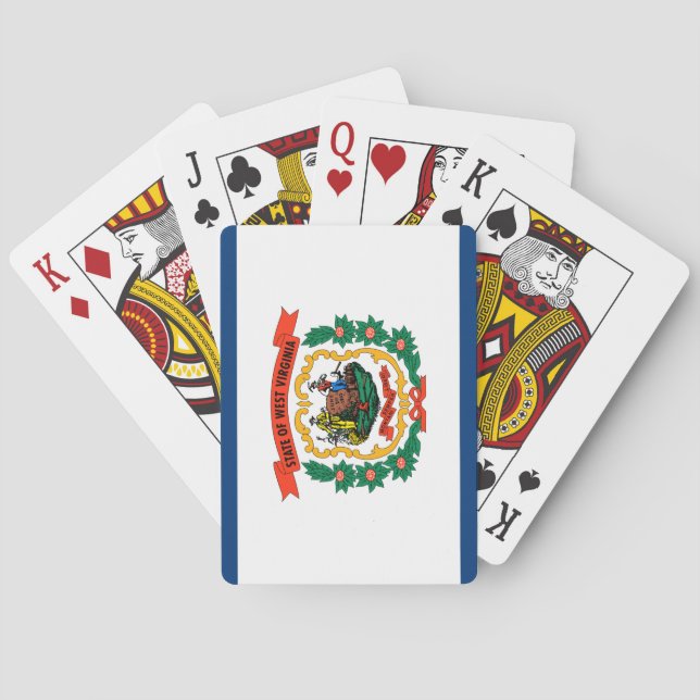 State Flag of West Virginia Poker Cards (Back)