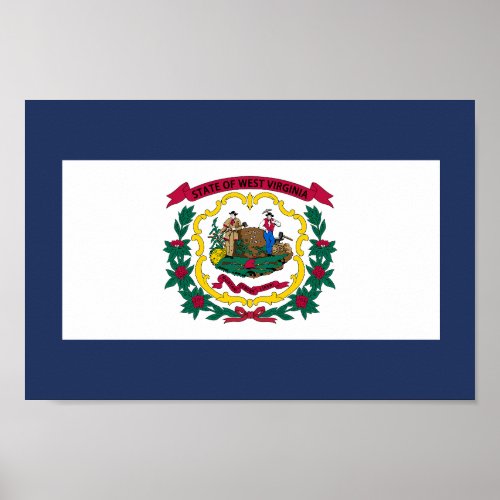 State flag of West Virginia Poster