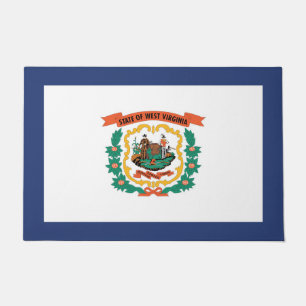 State Flag of West Virginia, USA Doormat