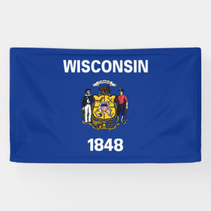 State Flag of Wisconsin Banner