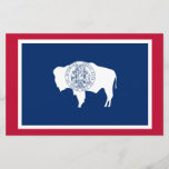 State Flag of Wyoming Stationery