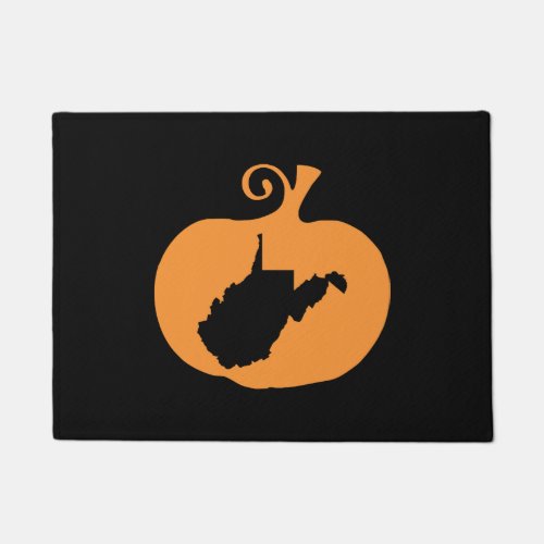 State Halloween West Virginia Doormat