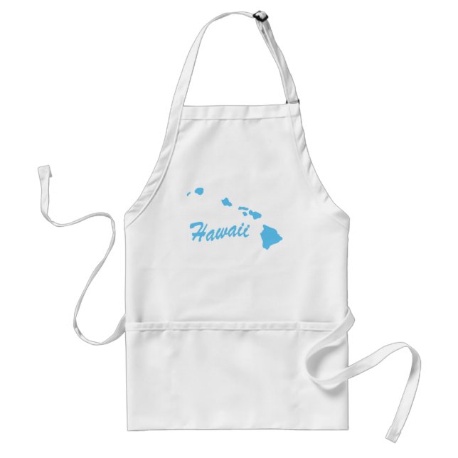 State Hawaii Adult Apron (Front)
