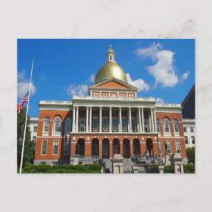State House Boston Postcard