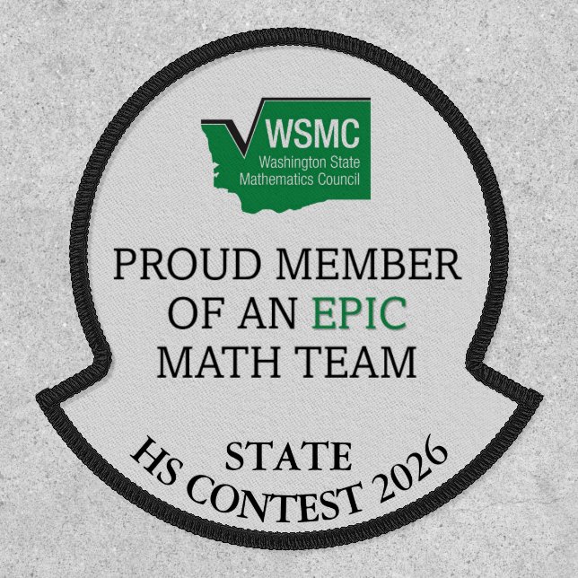 State HS Contest Patch Rounder 2026 (Front)