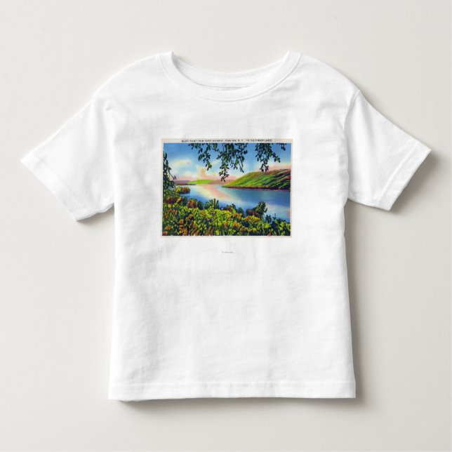State Hwy View of Bluff Point Toddler T-shirt (Front)