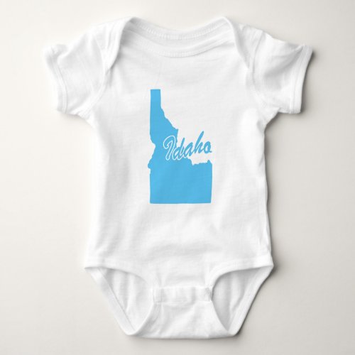 State Idaho Baby Bodysuit