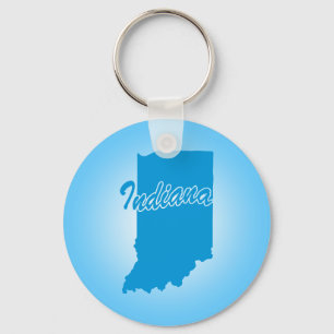 State Indiana Keychain