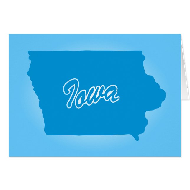 State Iowa Cards (Front Horizontal)