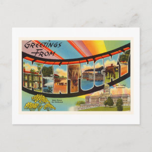 State Kentucky KY Old Vintage Travel Souvenir Postcard