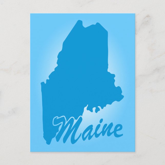 State Maine Postcard (Front)