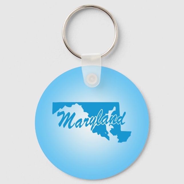 State Maryland Keychain (Front)