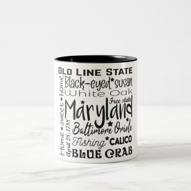 State/Maryland Two-Tone Coffee Mug (Center)