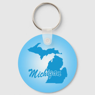 State Michigan Keychain