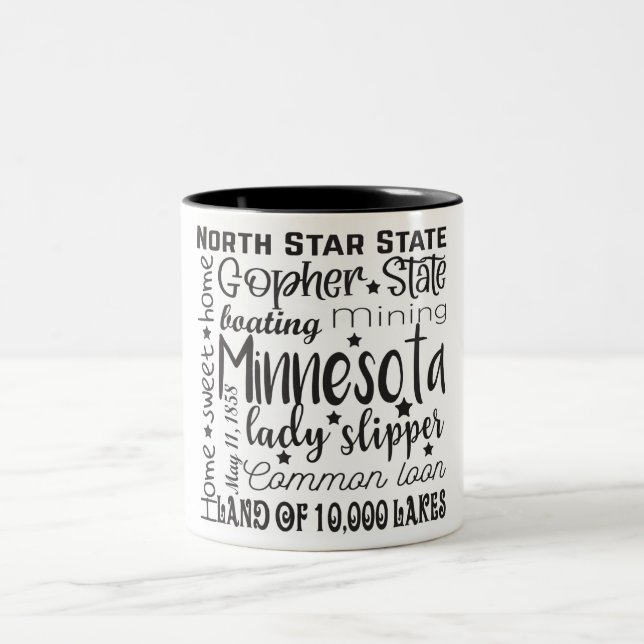 State/Minnesota Two-Tone Coffee Mug (Center)