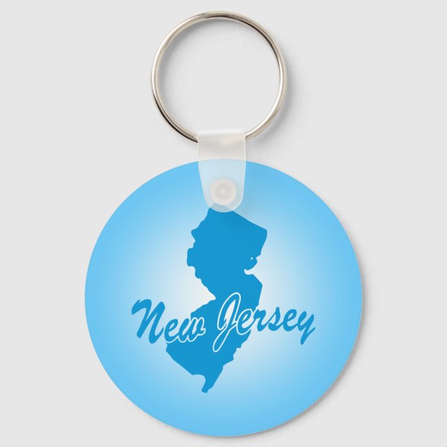 State New Jersey Keychain (Front)
