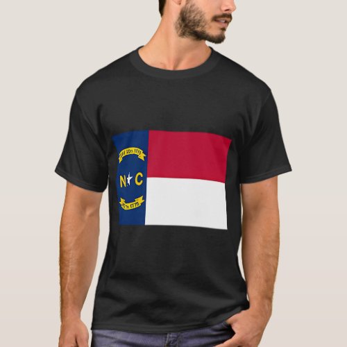 State North Carolina Flag Nc Carolinian Flags T_Shirt