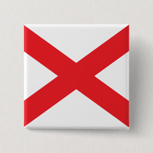 State of Alabama flag Button